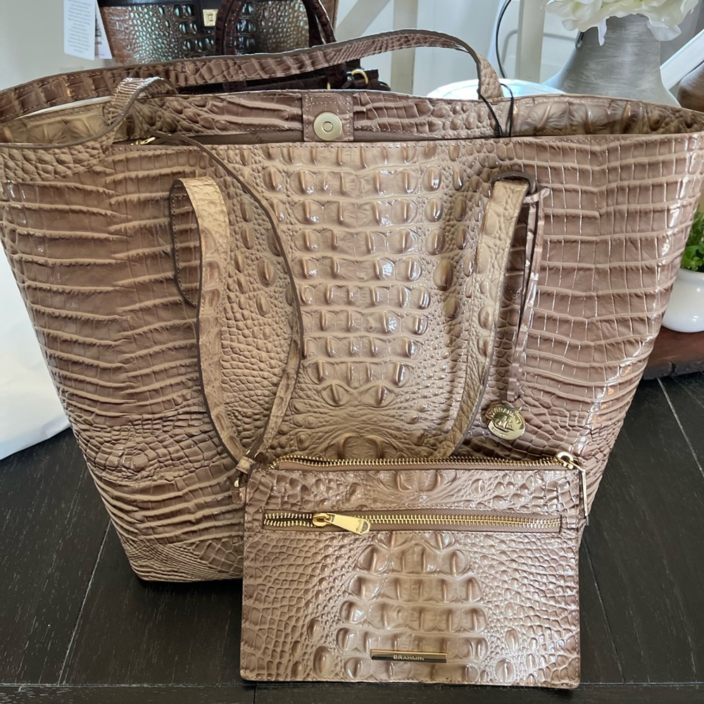 Brahmin Brooke Tote with Wristlet